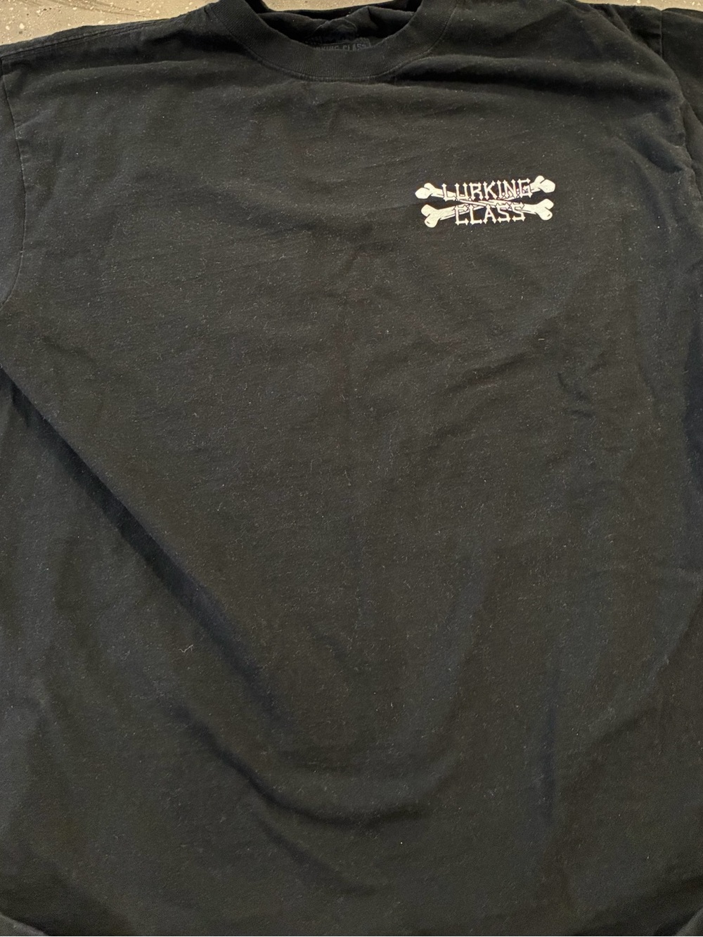 Lurking class Black Graphic Short Sleeve Tee